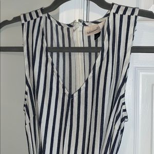 Soft “denim” front pocket jumpsuit